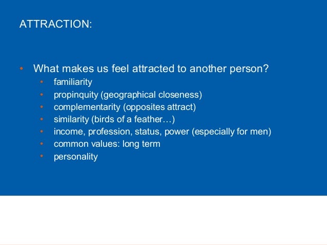 The Chemistry of Attraction